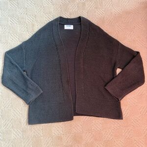 Old Navy Charcoal Open-Front Cardigan